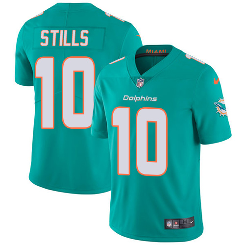 Nike Miami Dolphins 10 Kenny Stills Aqua Green Team Color Youth Stitched NFL Vapor Untouchable Limited Jersey